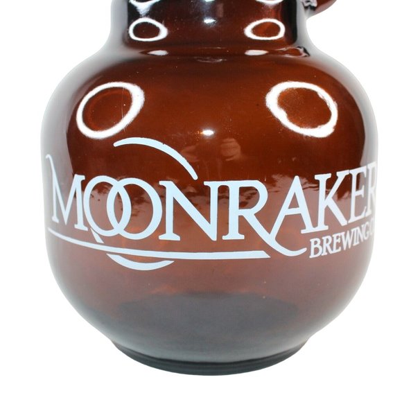 Moonraker Brewing Company 64 Fl Oz Growler Jug Auburn California Flip Top Jug - Picture 5 of 12